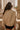 Phoebe Beige Button-Up Jacket- back view