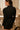 Mia Black High Neck Knit Top- back view