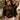 Freya Dark Brown Knit Cape Cardigan- front view