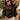 Freya Dark Brown Knit Cape Cardigan- front view