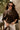 Freya Dark Brown Knit Cape Cardigan- front top view