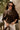 Freya Dark Brown Knit Cape Cardigan- front top view