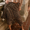 Elodie Leopard Midi Skirt- front view