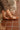Mystic Camel Studded Ankle Strap Flat - close up side view on model