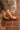 Mystic Camel Studded Ankle Strap Flat - close up side view on model