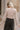Julietta Taupe Eyelet Flare Sleeves Top- close up back view