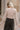 Julietta Taupe Eyelet Flare Sleeves Top- close up back view