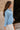 Ellie Blue Quarter Zip-Up Sweater- frontal side view