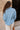 Ellie Blue Quarter Zip-Up Sweater- back view