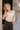 Freya Taupe Crochet Long Sleeves Top- front top view