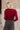 Milani Burgundy Smocked Top- back view