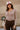 Aleena Washed Mocha Ribbed Top- frontal top view