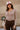 Aleena Washed Mocha Ribbed Top- frontal top view