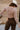 Aleena Washed Mocha Ribbed Top- back view