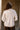 Dalia Beige Quarter Zip-Up Top- close up back view