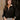 Dalia Black Quarter Zip-Up Top- close up top view