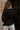 Dalia Black Quarter Zip-Up Top- back view