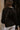 Dalia Black Quarter Zip-Up Top- close up top back view