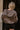 Alessia Cocoa Brown Hoodie Bomber Jacket- back view