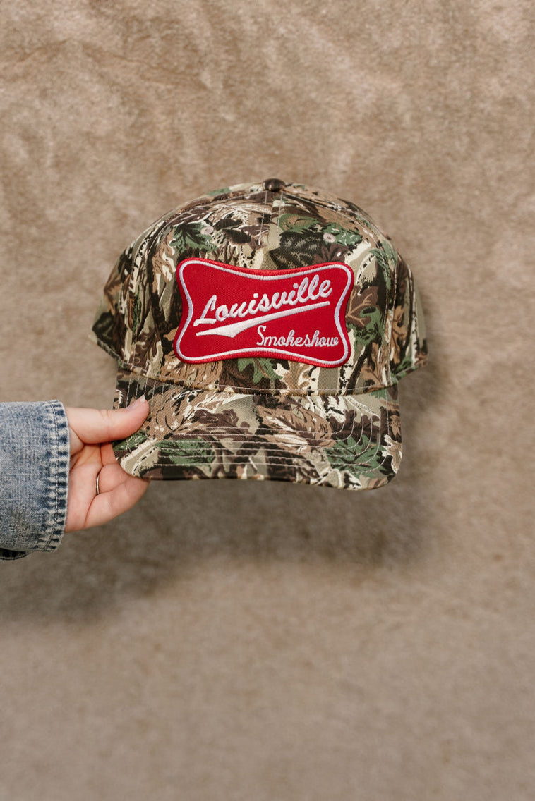 Louisville Smokeshow Camo Trucker Hat - front view