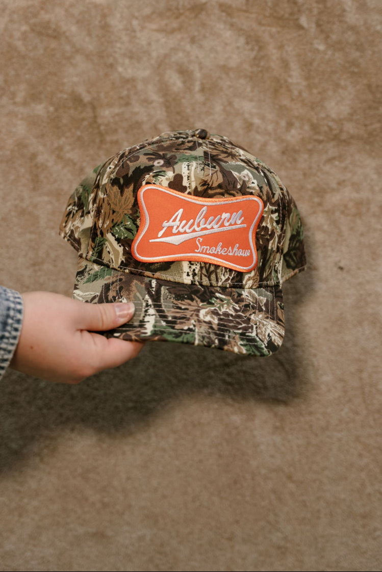 Auburn Smokeshow Camo Trucker Hat - front view
