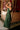 Lena Hunter Green Satin Maxi Dress- side view