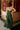 Lena Hunter Green Satin Maxi Dress- full back view