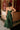 Lena Hunter Green Satin Maxi Dress- full back view