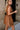 Addison Camel Leather Cinched Mini Dress- frontal side view