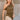 Kira Olive Stripe One Shoulder Asymmetrical Tank- frontal side view