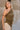 Kira Olive Stripe One Shoulder Asymmetrical Tank- side view