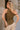Kira Olive Stripe One Shoulder Asymmetrical Tank- back view
