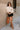 Juliana Ecru Knit High Neck Sweater- full body view