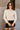 Juliana Ecru Knit High Neck Sweater- front view