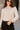 Juliana Ecru Knit High Neck Sweater- front top view