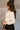 Juliana Ecru Knit High Neck Sweater- close up side view