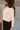 Juliana Ecru Knit High Neck Sweater- side view