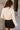 Juliana Ecru Knit High Neck Sweater- full back view