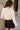 Juliana Ecru Knit High Neck Sweater- full back view