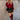 Alicia Deep Red Back Bow Sweater- full body view