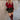 Alicia Deep Red Back Bow Sweater- full body view
