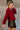 Alicia Deep Red Back Bow Sweater- side view