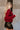 Alicia Deep Red Back Bow Sweater- top side view