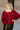 Alicia Deep Red Back Bow Sweater- back view