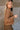 Adeline Brown Knit Chest Pocket Sweater- close up side view
