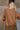 Adeline Brown Knit Chest Pocket Sweater- back view