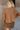Adeline Brown Knit Chest Pocket Sweater- back top view