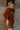Palmer Rust Eyelet Zip-Up Top- side view
