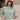 Emilia Light Sage Hoodie Sweatshirt- top view