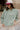 Emilia Light Sage Hoodie Sweatshirt- close up view